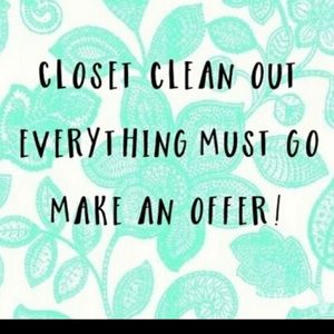 Almost everything will be donated tomorrow!